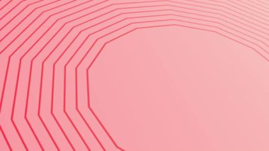 animated abstract pattern with geometric elements in pink tones gradient background