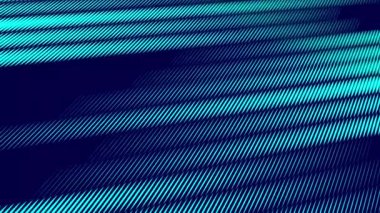 animated abstract pattern with geometric elements in blue tones gradient background