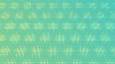 animated abstract pattern with geometric elements in green-blue tones gradient background