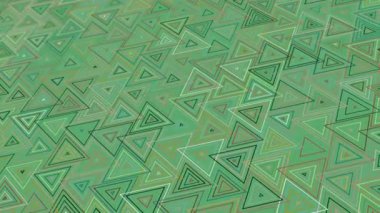 animated abstract pattern with geometric elements in green-blue tones gradient background