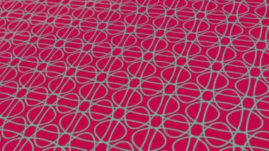 animated abstract pattern with geometric elements in red tones gradient background