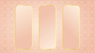 Animated Modern luxury abstract background with golden line elements. modern pink gold background for presentation