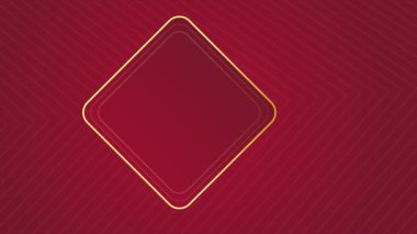 4K Animated modern luxury abstract background with golden line elements Stylish gradient red for presentation