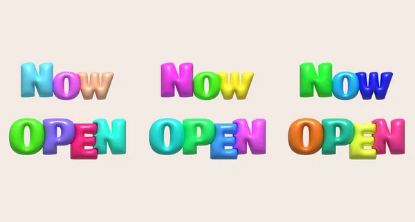 3d business now opening hours icon e-commerce illustration