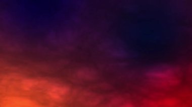 Ateş bulutları siyah arkaplan üzerinde kırmızı renkli duman 