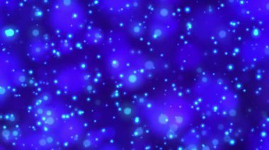 Soyut mavi parlak bokeh arkaplan Sihirli konsept Işık efekti