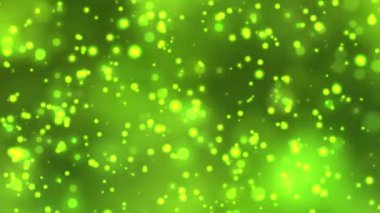 Soyut yeşil parlak bokeh alanı arkaplan Sihirli konsept Işık efekti