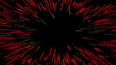 Motion zoom anime hız çizgisi Çizgi için siyah arkaplan üzerinde Anime 