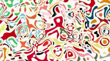 Çarpık çok renkli sıvı hareket bulanıklığı soyut arkaplan