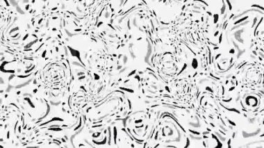 Çarpık beyaz-siyah gradyan sıvı hareket bulanık arkaplan