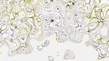 Çarpık beyaz-altın gradyan sıvı hareket bulanık arkaplan