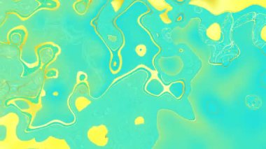 Çarpık yeşil eğimli sıvı hareket bulanık soyut arkaplan