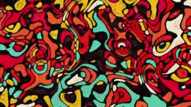 Çarpık çok renkli sıvı hareket bulanıklığı soyut arkaplan