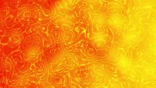 Gradiente Amarillo Naranja Retorcido Movimiento Líquido Difuminación Fondos Abstractos — Vídeos de Stock