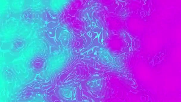 Скручений Рожево Блакитний Градієнт Рідкого Руху Розмивання Абстрактних Фонів — стокове відео