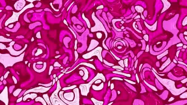 Скрученный Розовый Градиент Жидкое Движение Размытие Абстрактных Фонов — стоковое видео