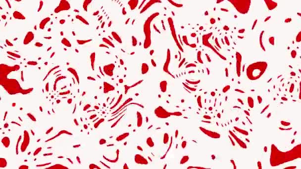 Twisted Red Gradient Liquid Motion Flou Fonds Abstraits — Video