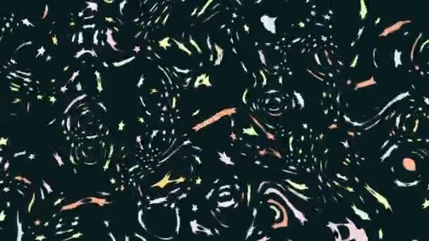 Скрученный Градиент Пастели Жидкое Движение Размытие Абстрактных Фонов — стоковое видео