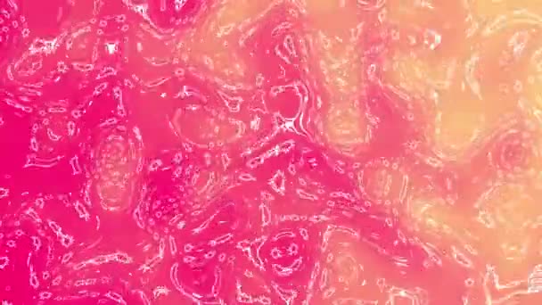 Zkroucené Růžovo Zlatý Gradient Tekutý Pohyb Rozmazat Abstraktní Pozadí — Stock video