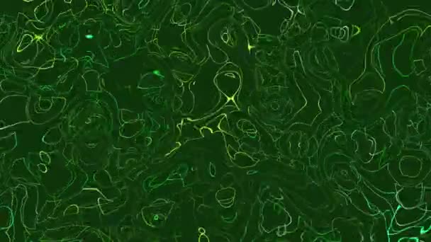 Zkroucený Zelený Gradient Tekutý Pohyb Rozmazat Abstraktní Pozadí — Stock video