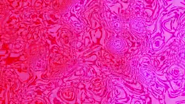Zkroucený Růžový Gradient Tekutý Pohyb Rozmazat Abstraktní Pozadí — Stock video