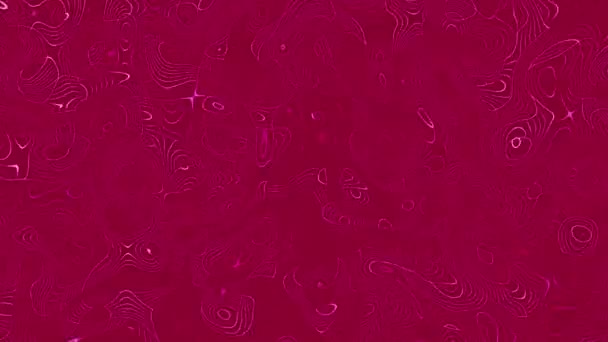 Twisted Red Gradient Liquid Motion Wazig Abstracte Achtergronden — Stockvideo