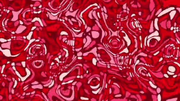 Zkroucený Červený Gradient Tekutý Pohyb Rozmazat Abstraktní Pozadí — Stock video