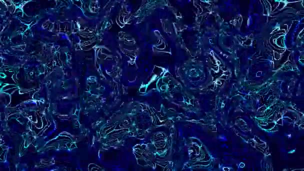 Gradiente Azul Retorcido Movimiento Líquido Difuminación Fondos Abstractos — Vídeo de stock