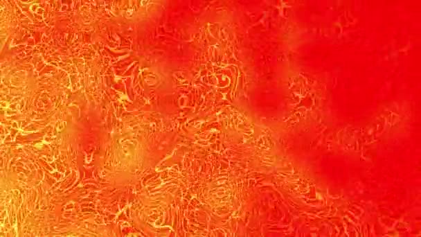 Скрученный Желто Оранжевый Градиент Жидкое Движение Размытие Абстрактных Фонов — стоковое видео