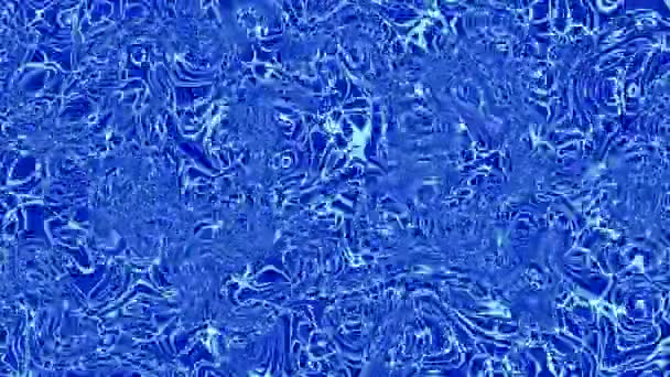 Скручений Синій Градієнт Рідкого Руху Розмивання Абстрактних Фонів — стокове відео
