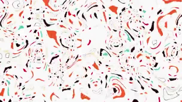 Twisted Multicolor Gradiënt Vloeistof Beweging Wazig Abstracte Achtergronden — Stockvideo