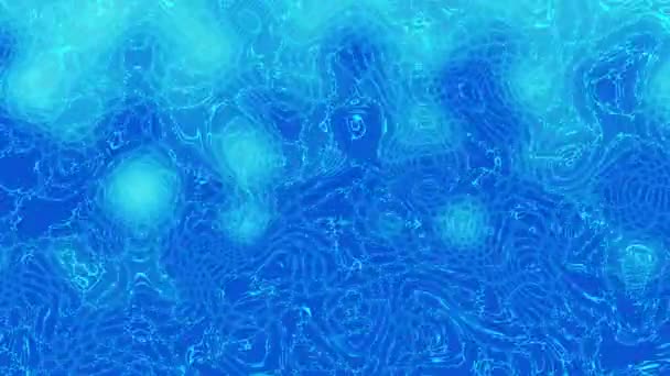 Gradiente Azul Retorcido Movimiento Líquido Difuminación Fondos Abstractos — Vídeo de stock