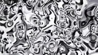 Çarpık beyaz-siyah gradyan sıvı hareket bulanık arkaplan