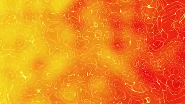 Скрученный Желто Оранжевый Градиент Жидкое Движение Размытие Абстрактных Фонов — стоковое видео
