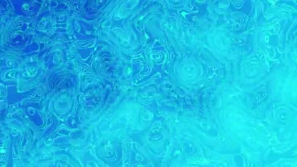 Gradiente Azul Torcido Movimento Líquido Borrão Fundos Abstratos — Vídeo de Stock