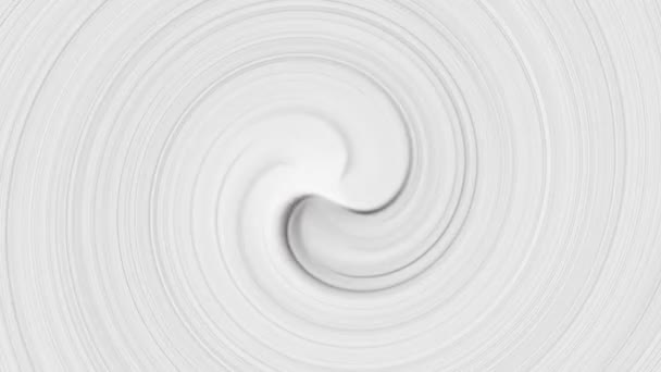 ねじれた黒白のグラデーション液体の動きが抽象的な背景をぼかす — ストック動画