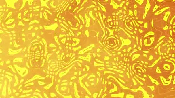 Gradiente Amarelo Alaranjado Torcido Movimento Líquido Borrão Fundos Abstratos — Vídeo de Stock