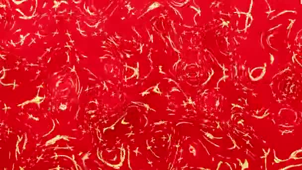 Скрученный Красный Градиент Жидкое Движение Размытие Абстрактных Фонов — стоковое видео