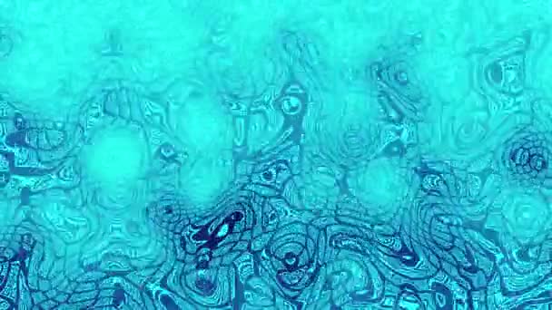 Скручений Синій Градієнт Рідкого Руху Розмивання Абстрактних Фонів — стокове відео