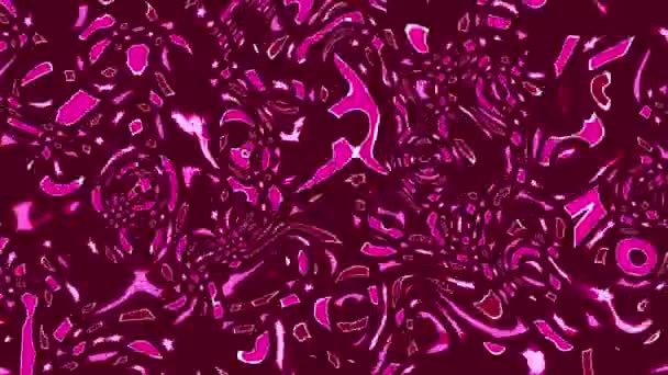扭曲的红色梯度液体运动模糊了抽象背景 — 图库视频影像