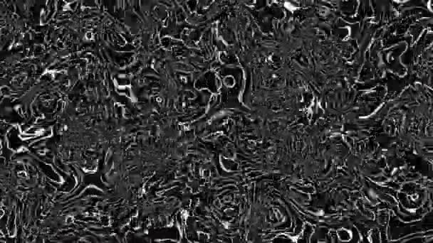 Twisted Biało Czarny Gradient Płynny Ruch Rozmycie Abstrakcyjne Tła — Wideo stockowe