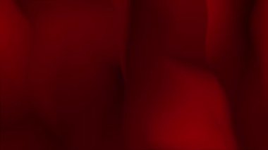 3D soyut dijital teknoloji kırmızı arkaplanda kırmızı ışığı canlandırdı.