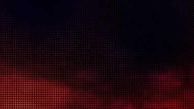 Yarım ton noktalar Ateş bulutları turuncu arkaplan üzerinde sarı renkli duman