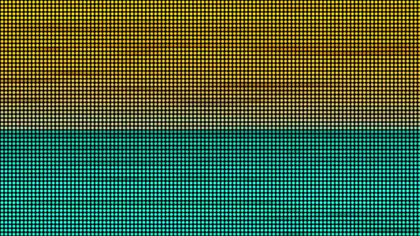 Halftone Dots Motion Zoom Anime Yellow Blue Speed Line Anime — Stock Video