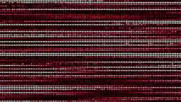 Напівтонові Точки Лінія Швидкості Руху Червоного Кольору Чорному Тлі — стокове відео