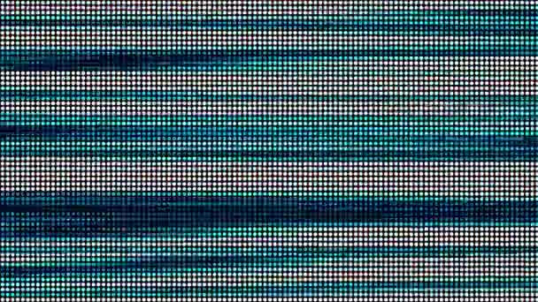Halftone Κουκκίδες Κίνηση Ταχύτητα Γραμμή Μπλε Χρώμα Μαύρο Φόντο — Αρχείο Βίντεο