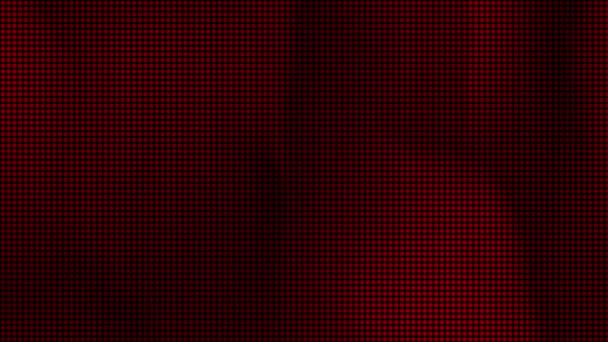 Halftone Dots Tehnologie Digitală Abstractă Animată Lumină Roșie Fundal Roșu — Videoclip de stoc
