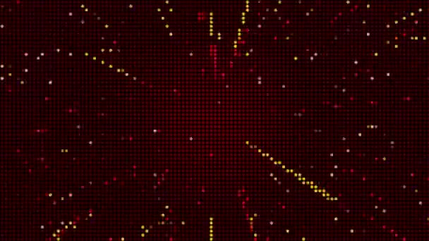 Halloween One Dots Motion Zoom Anime Red Speed Line Anime — стоковое видео
