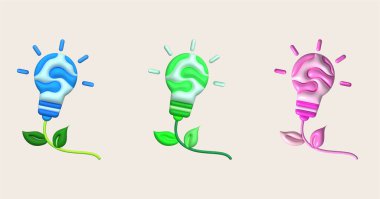 Geri dönüşüm ışığı enerji ampulleri doğal ve yenilenebilir enerji kullanır. Yeşil enerji ve doğal kaynakların korunması