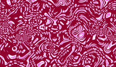 Çarpık pembe-altın gradyan sıvı bulanık arkaplan